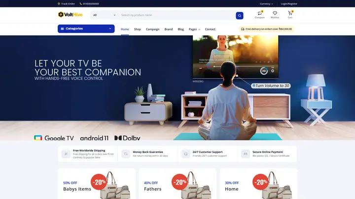 VoltHive homepage