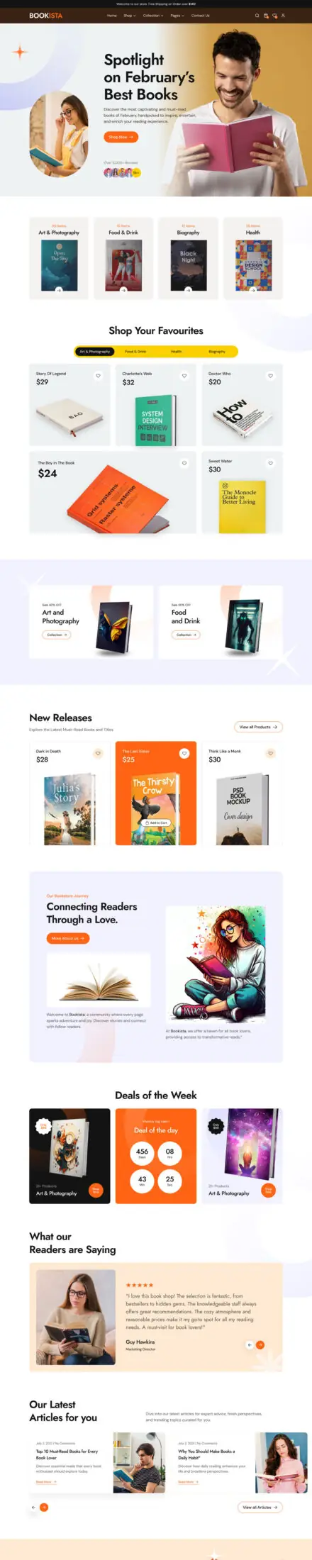 Bookista — Book Store