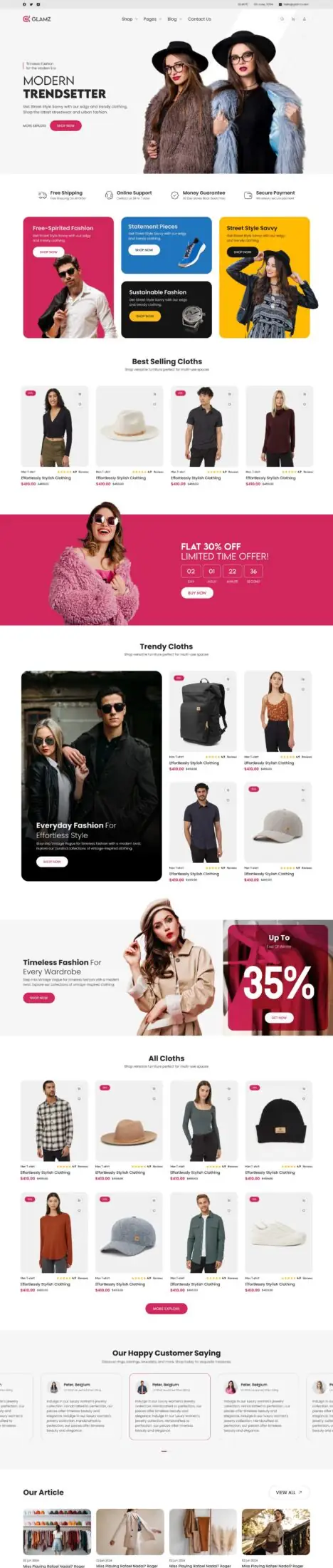 Glamz — Fashion Store